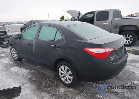 2015 Toyota Corolla Le from USA, damaged, VIN 5YFBURHE5FP329874